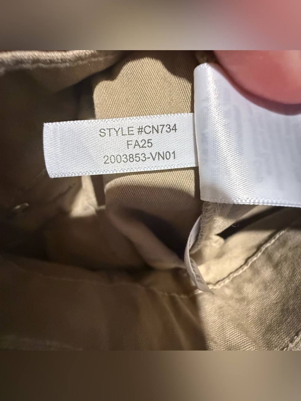 J Crew Carpenter Painter Canvas Pants Womens 28 tan High Rise Wide Baggy Cotton - Picture 15 of 16